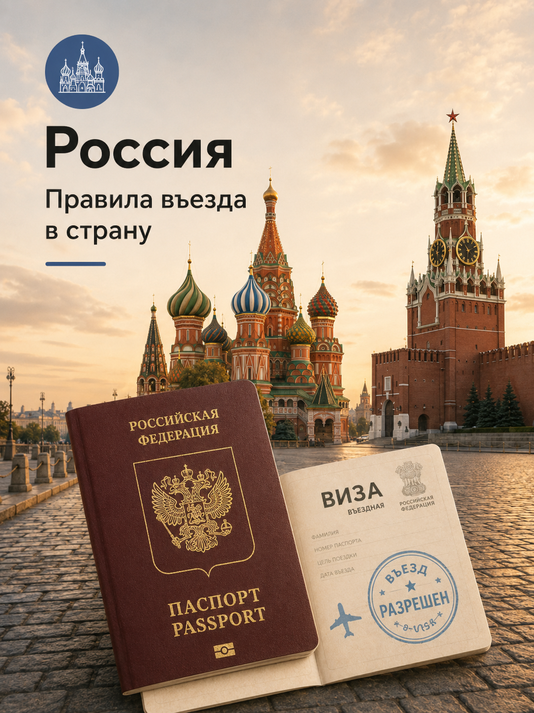 Правила въезда для туристов в Россия