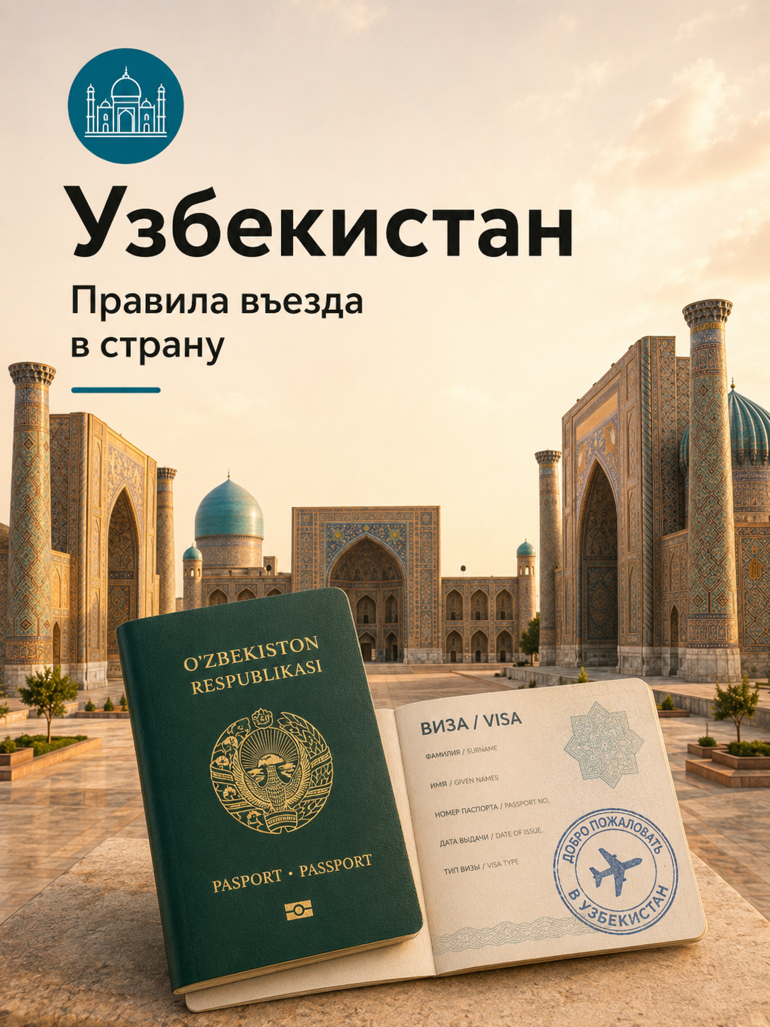 Правила въезда для туристов в Узбекистан