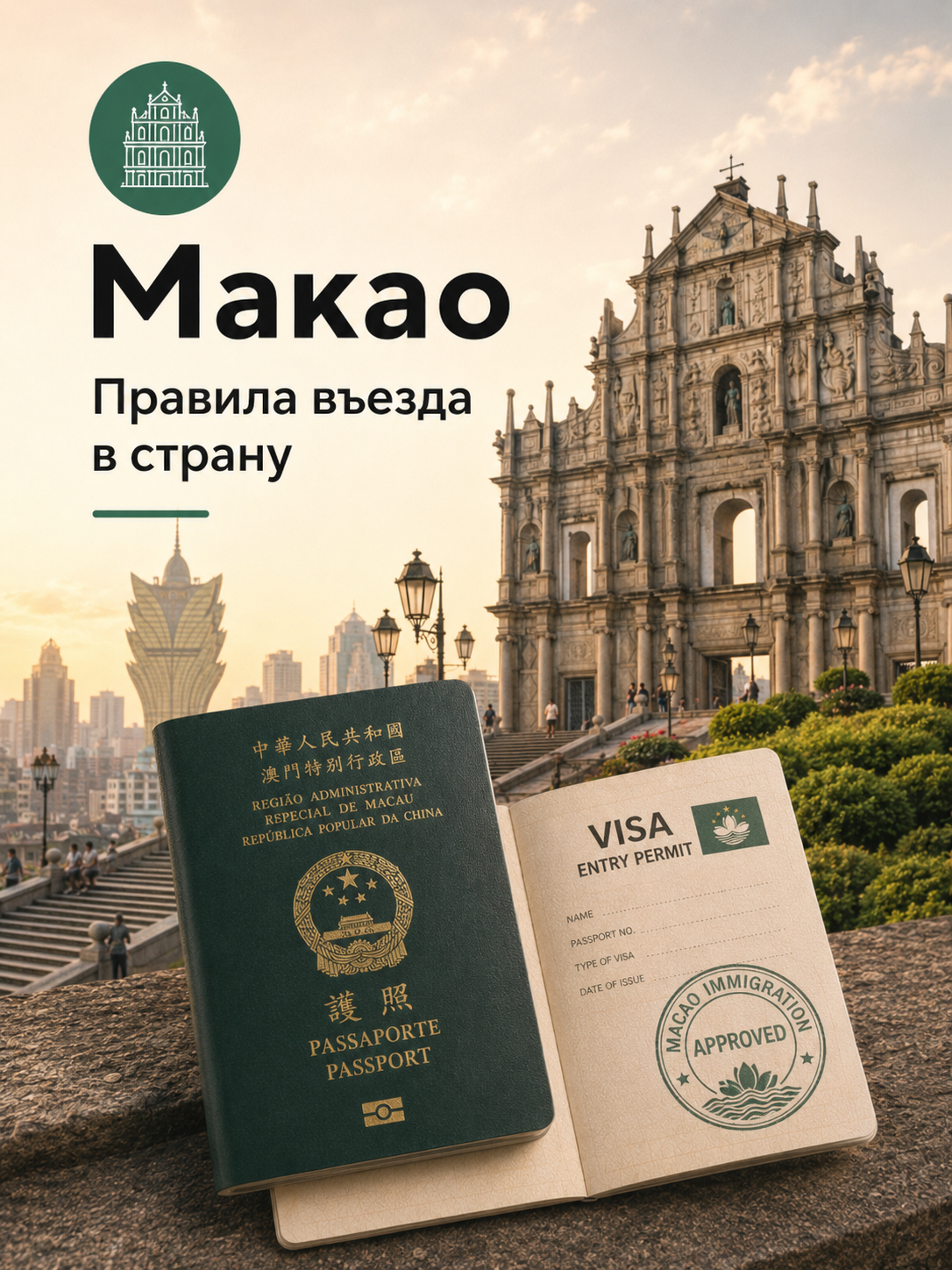 Правила въезда для туристов в Макао