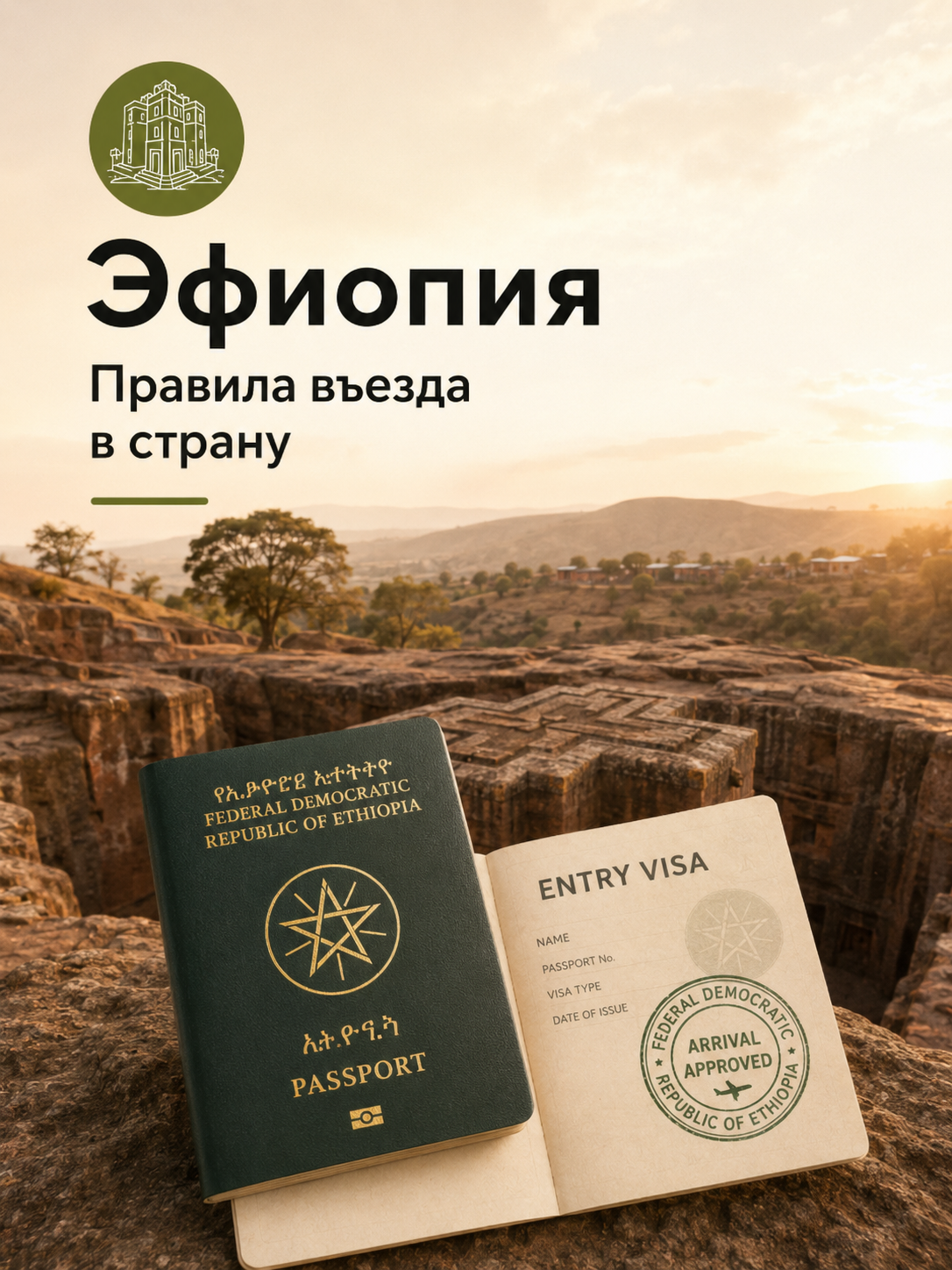 Правила въезда для туристов в Эфиопия