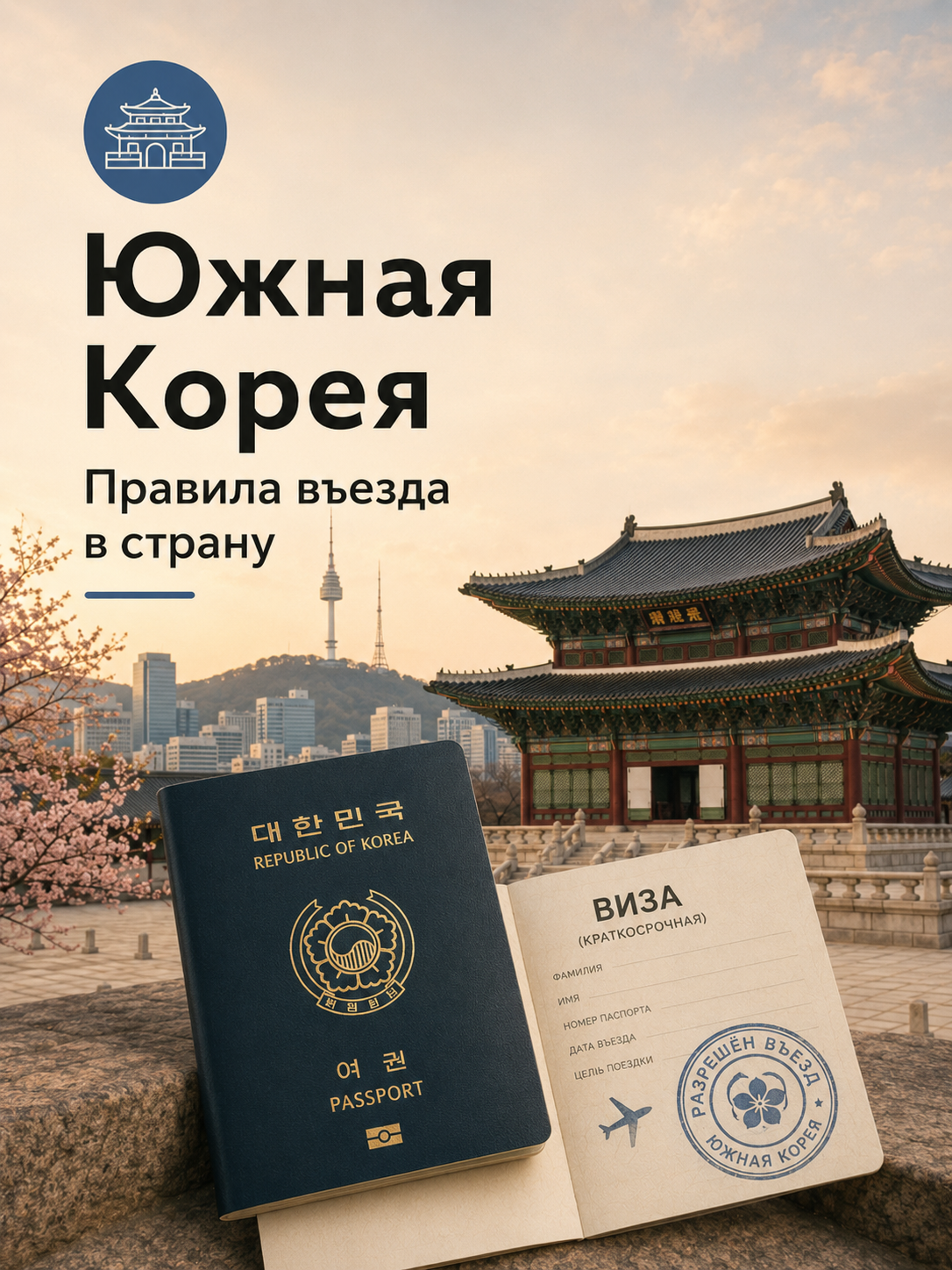 Правила въезда для туристов в Южная Корея