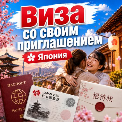 Виза (со своим приглашением)