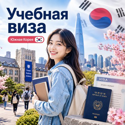 Учебная виза (D-2) в Южную Корею