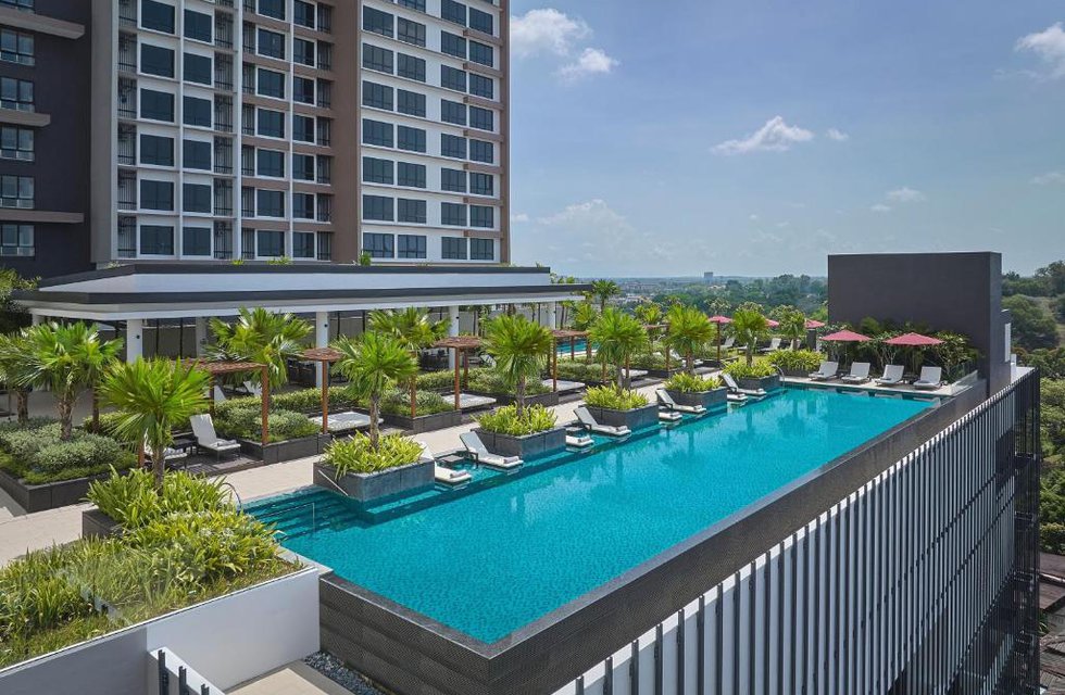 Courtyard by Marriott Malacca в Малакка Малайзия. Забронировать номер онлайн по выгодной цене в Courtyard by Marriott Malacca. Трансфер из аэропорта.