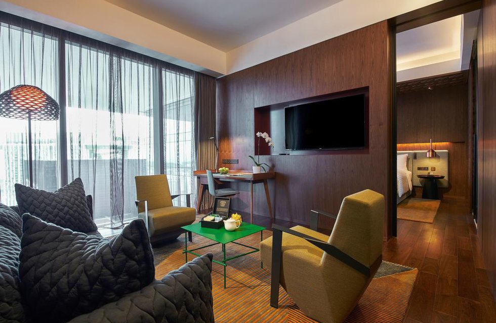 Oasia Hotel Downtown Singapore в Сингапур Сингапур ✅. Забронировать номер онлайн по выгодной цене в Oasia Hotel Downtown Singapore. Трансфер из аэропорта.