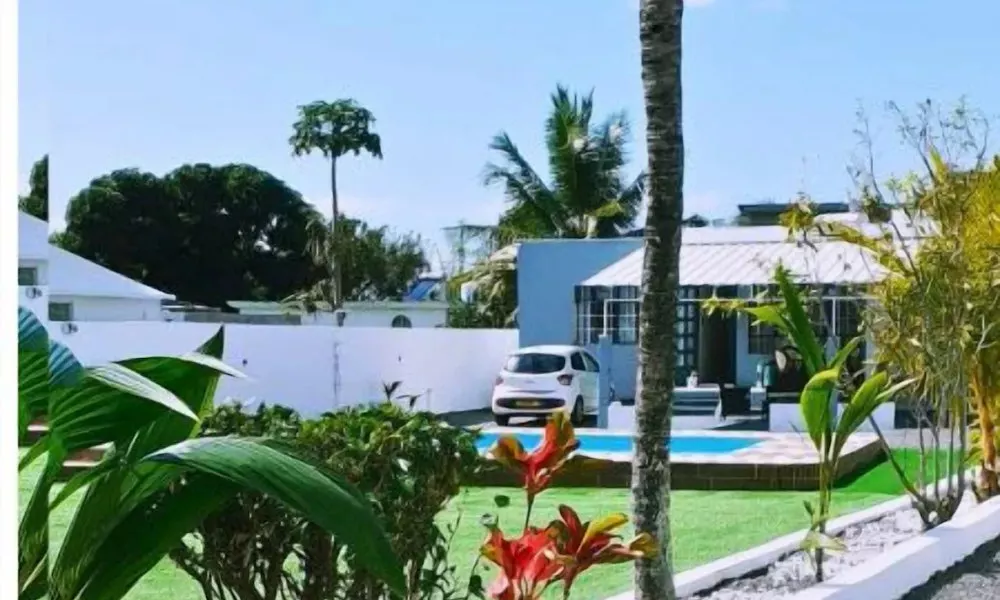 Villa Bella is 5 mins from the beach with amazing garden overlooking the pool