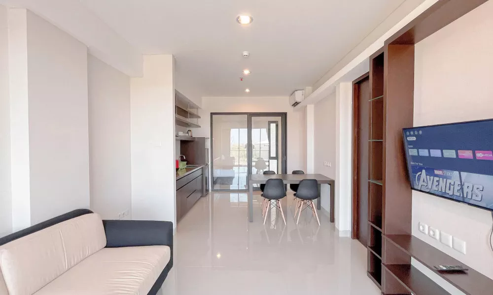 Exclusive 2BR Apartment (No Kitchen) with Balcony at Skales Residence Nusa Dua Bali, фото 2