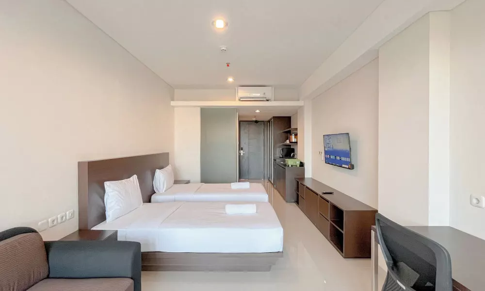 Modern Studio (No Kitchen) Apartment at Skales Residence Nusa Dua Bali, фото 3
