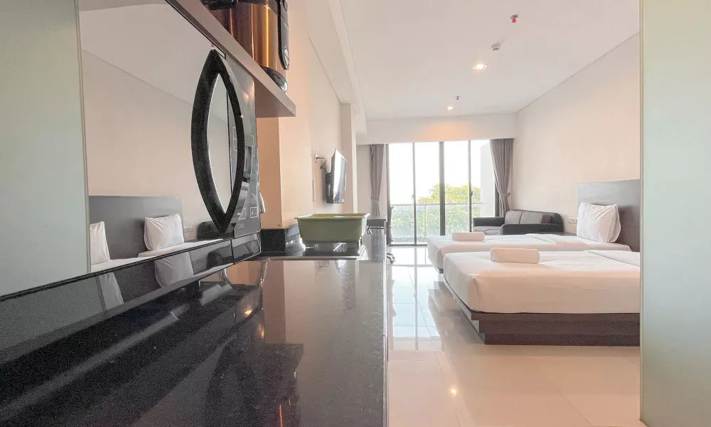 Modern Studio (No Kitchen) Apartment at Skales Residence Nusa Dua Bali, фото 2