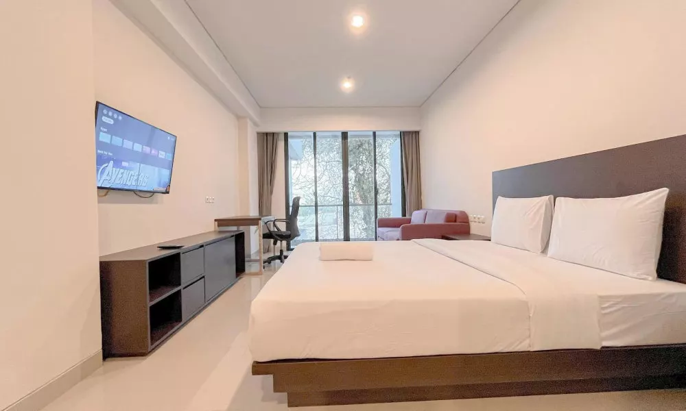 Modern Look Studio (No Kitchen) Apartment At Skales Residence Nusa Dua Bali
