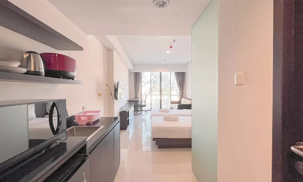 Modern Furnished Studio (No Kitchen) Apartment At Skales Residence Nusa Dua Bali, фото 5