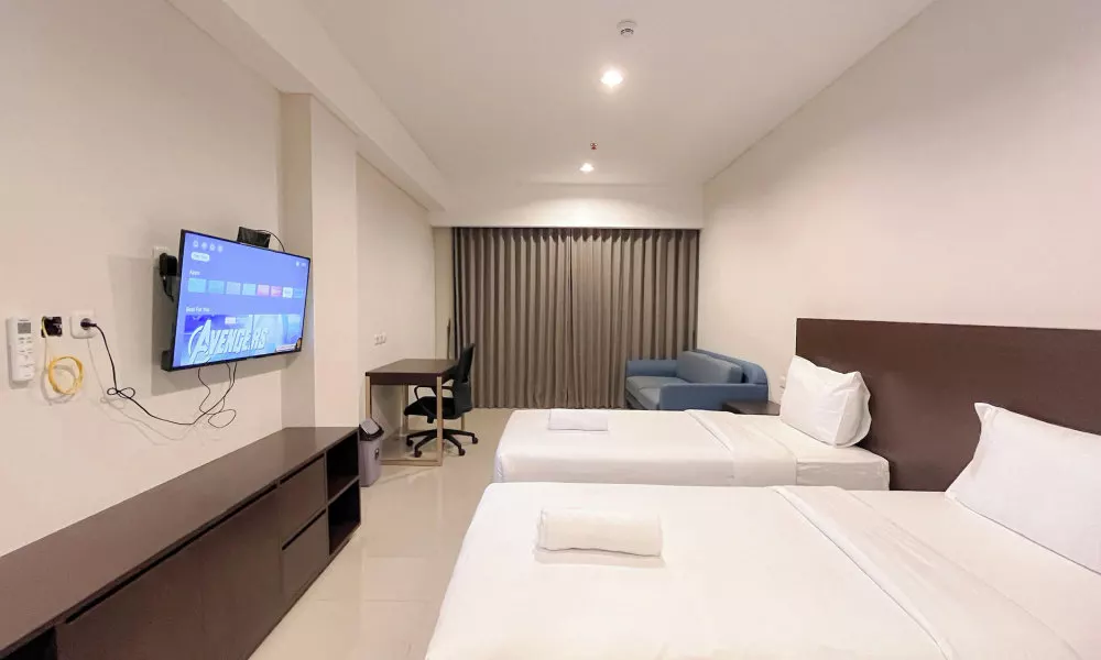 Relaxing And Stylish Studio (No Kitchen) Apartment At Skales Residence Nusa Dua Bali