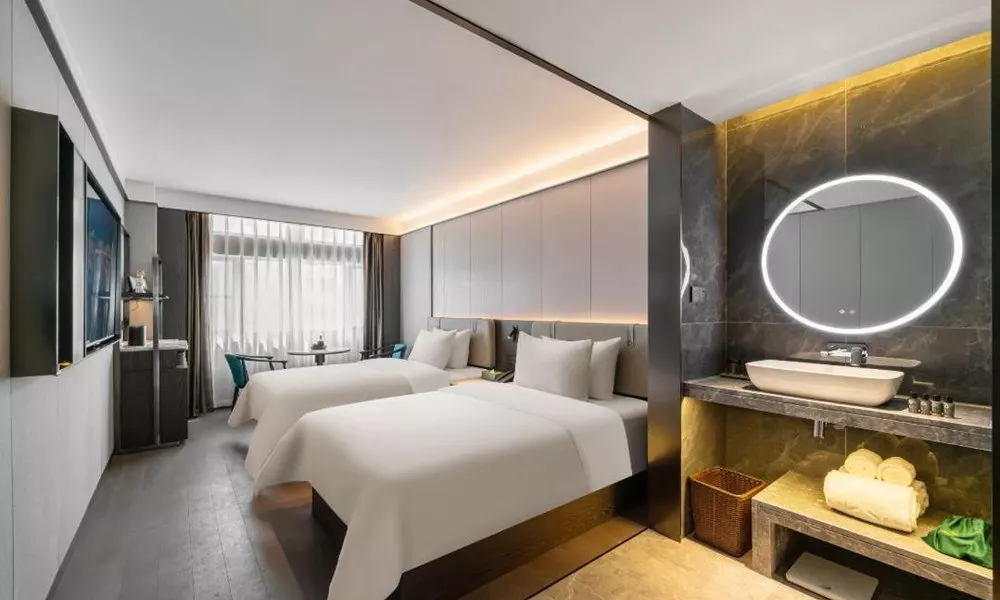 Pujing Weiting Hotel Shanghai People's Square Xinzha Road Subway Station Branch, фото 2