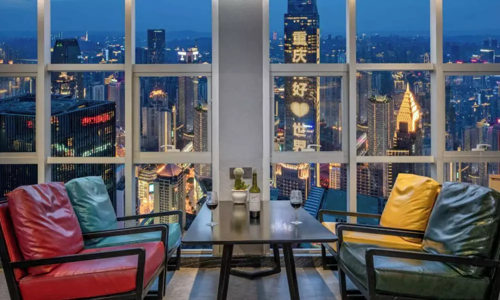 Chongqing Meishu Tianqing Skyview Hotel, фото 5