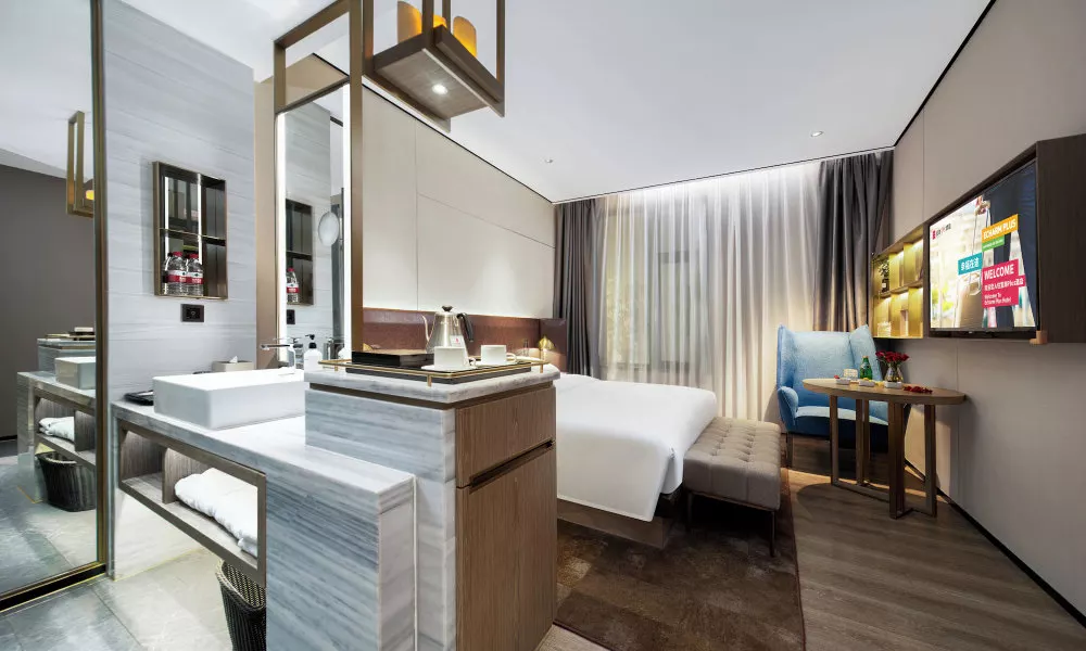 Echarm Plus Hotel Guangzhou Ouzhuang, фото 2