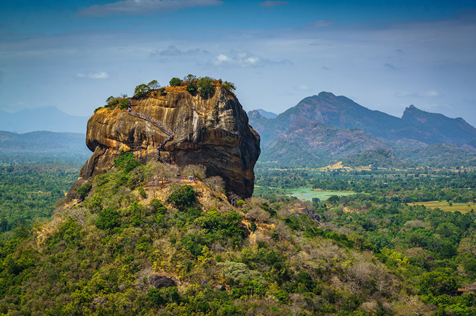 Львиная гора Сигирия на Шри-Ланке